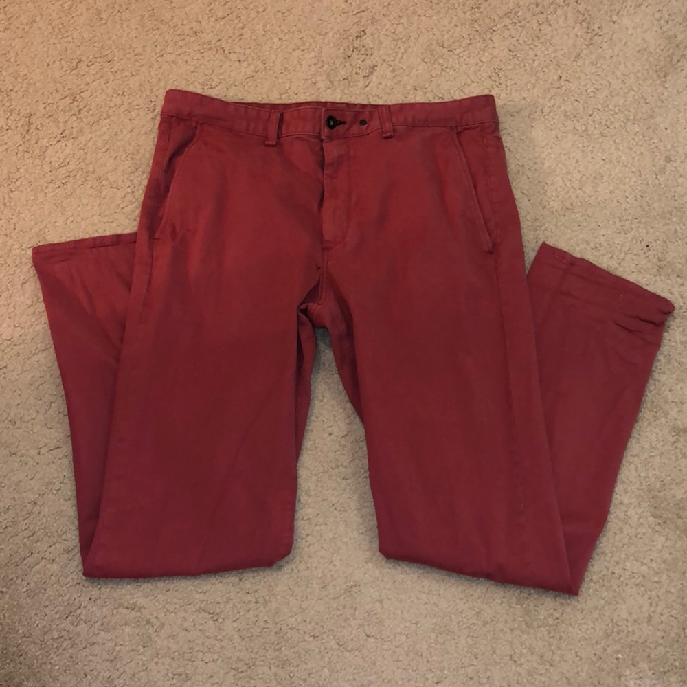 Rag and Bone Solid Slim Fit Classic Chino Pants